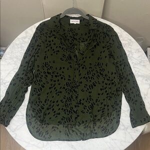 Bella Dahl animal print top
